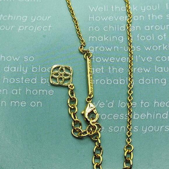 Kendra Scott Gold Necklace - Picture 4 of 4
